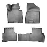 Set de 4 covorase cauciuc 3D stil tavita premium pentru Kia Sportage QL din 2015, Recambo