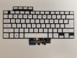 Tastatura Laptop Gaming, Asus, ROG Zephyrus G14 GA402R, GA402RJ, GA402RK, iluminata, RGB, alba, layout US