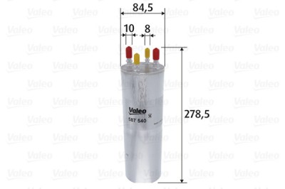 VALEO 587540 filtru combustibil foto