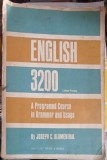 ENGLISH 3200: A PROGRAMED COURSE IN GRAMMAR AND USAGE-JOSEPH C. BLUMENTHAL-252845