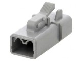 Conector cablu-cablu ATP mamă 2 pini gri
