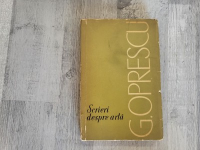 Scrieri despre arta de G.Oprescu foto