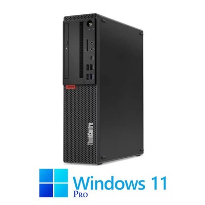 Calculator Lenovo M720s, Hexa Core i5-8500, 16GB DDR4, 256GB SSD, Win 11 Pro foto