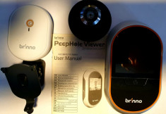 VIZOR Electronic pentru usa, BRINNO - PHV 1330, senzor detectie inclus foto