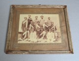 Fotografie veche grup de hindusi India cca 1880-1900