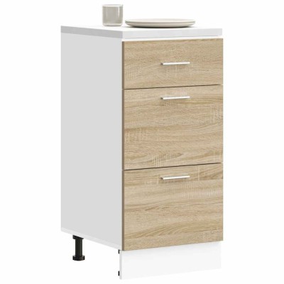 vidaXL Dulap inferior &amp;ldquo;Lyon&amp;rdquo; Stejar Sonoma 40x46x81,5 cm 854213 foto