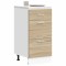 vidaXL Dulap inferior &ldquo;Lyon&rdquo; Stejar Sonoma 40x46x81,5 cm 854213