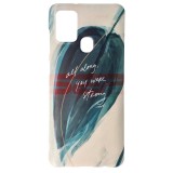 Husa Samsung Galaxy A21s TPU IMD Matte Design 01