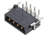 Conector PCB-PCB HARTING, 4 pini, soclu, rezistență mecanică 500 cicluri