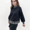Pulover negru cu maneci usor bufante Z-101 M9