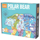 Puzzle Arthink &icirc;n Formă de Urs Polar, 180 Piese