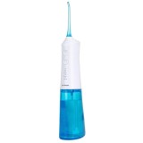 Irigator bucal portabil Dr. Mayer WT3700, 1700 pulsatii/min, 170 ml, 3 trepte presiune, 2 capete, Alb/Albastru
