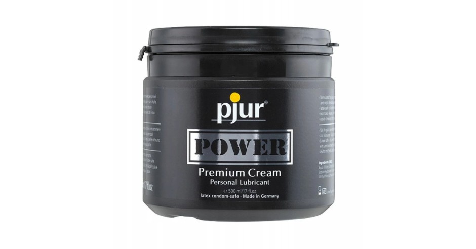 Lubrifiant Pjur POWER Premium Cream – Formule Crémeuse Pour Fisting – Hybride – Fabriqué En Allemagne