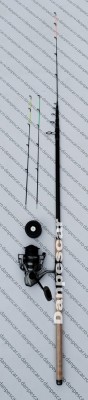 SET FEEDER Lanseta Robinhan Harrier Tele Ultra SLIM 3,60m + Mulinetă PROFL LA6000 foto