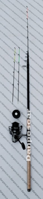SET FEEDER Lanseta Robinhan Harrier Tele Ultra SLIM 3,60m + Mulinetă PROFL LA6000