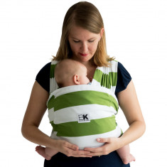 Sistem Purtare Baby K&amp;#039;tan Baby Carrier Print - Olive Stripe - Marimea XS foto