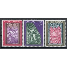 Andorra Franceza 1970 226/28 MNH - Fresce (IV)