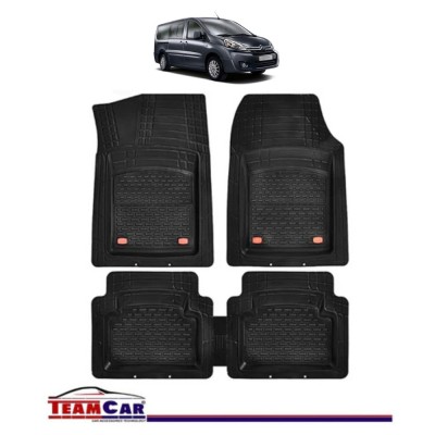 Covorase Auto TeamCar&amp;reg; Tip Tavita Compatibile Citroen Jumpy (2007-2024) Negru Material Rezistent foto