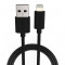 Cablu Duracell USB Lightning de 2 m (negru)