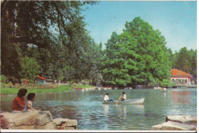 CPIB 16063 CARTE POSTALA - CRAIOVA. VEDERE DIN PARCUL POPORULUI, RPR, BARCA foto