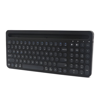 Tastatrura pentru dispozitive, 2,5 Ghz, Baterie incorporata, sensibilitate tactila ridicata, negru foto