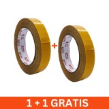 Banda adeziva TMJ002, galben, 1+1 gratis