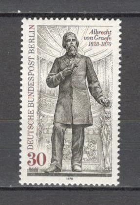 Berlin.1978 150 ani nastere A.von Graeffe:oftalmolog-Monument SB.863