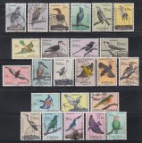 Angola 1951 - Păsări, 3 Serii, SET COMPLET, Stampilat