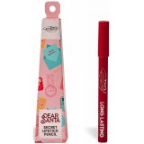 puroBIO Cosmetics Dear Santa SECRET Creion de buze de lunga durata &icirc;n ambalaj cadou culoare 013 3 g