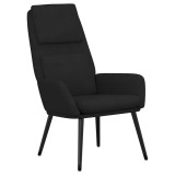 Cumpara ieftin Scaun de relaxare, negru, material textil