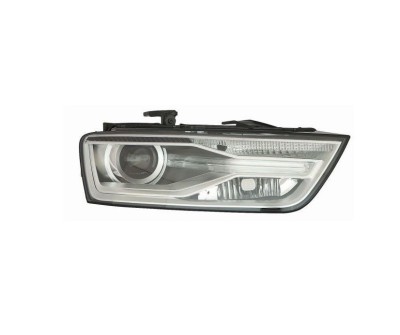 Far Audi Q3 (8u), 01.2015-08.2018, montare fata, dreapta, bi-xenon; cu lumini de zi tip LED; D5S+H8+LED; electric; fara modul LED; fara bec xenon; fa foto