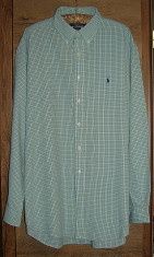 Camasa POLO by RALPH LAUREN , Marimea 17 1/2 (XXL), Carouri, Autentica/Originala foto