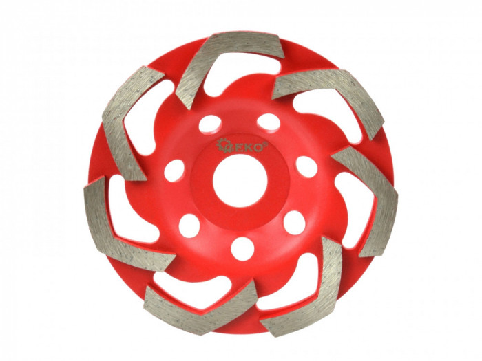 Disc diamantat pentru slefuirea betonului RED, 125mm x 5mm, Geko G00374