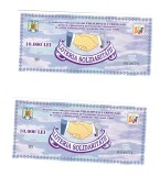 2 x Bilet Loteria solidaritatii, 1999, serie consecutiva, stare foarte buna