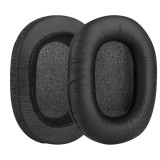 Set 2 bureti TXE pentru casti Sony MDR-7506 / MDR-V6 / MDR-CD900ST, Over-Ear, Negru, Spuma cu memorie, Piele ecologica creponata