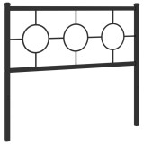 Cumpara ieftin Tablie de pat de schimb metalica, negru, 100 cm