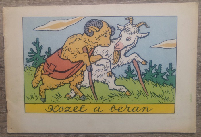 Kozel a beran// carte de colorat, editata in Romania