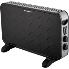 Convector de podea Heinner HCVH-Y2000TBK, 2 setari pentru incalzire: 1250/2000W, termostat ajustabil, ventilator Turbo, protectie supraincalzire, indi