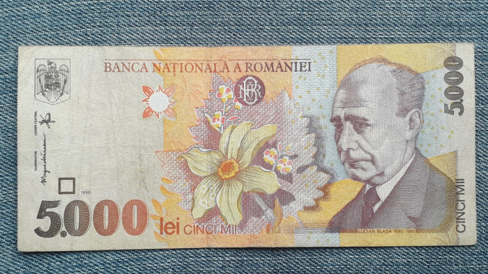 5000 lei 1998 Romania / seria 2579465