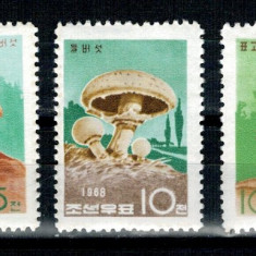 DPR Korea 1968 - Ciuperci, serie neuzata