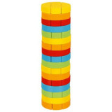 Joc Jenga cu piese din lemn Turnul Rotund