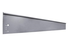 Rasenkanten Metall H&ouml;he 13.5-18.5 cm L&auml;nge 120 cm | Beeteinfassung | Beetumrandung | Beetbegrenzungen, Farbe: Verzinkt; Gr&ouml;&szlig;e: 1 St&uuml;ck 18.5cm