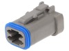 Conector Cablu-Cablu Mamă BULGIN PX0105S04GY, 4 Pini, IP68, Gri
