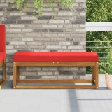 vidaXL Pernă pentru șezut Roșu 115 x 40 x 8 cm 100% Polyester 900971