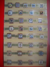 HOPCT LOT NR 104 PAVELE ANTICE -33 BUC-ETICHETE VECHI DE TRABUCURI/ CIGARS LABELS -COLECTIE DE LUX-