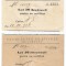 Rom&acirc;nia, Facultatea de Științe București, lot 2 bonuri fiscale, 1938-1939