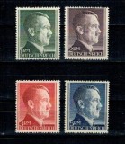 Deutsches Reich 1942 - Uzuale Hitler, valori mari, serie neuzata