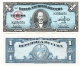 Cuba 1 Peso 1960 Jose Marti UNC