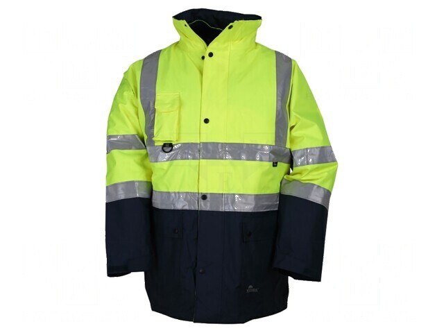 Jachetă de lucru galben-bleumarin XXXXL