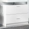 Gossi dulap de chiuveta, alb, 78x37x59 cm, lemn prelucrat